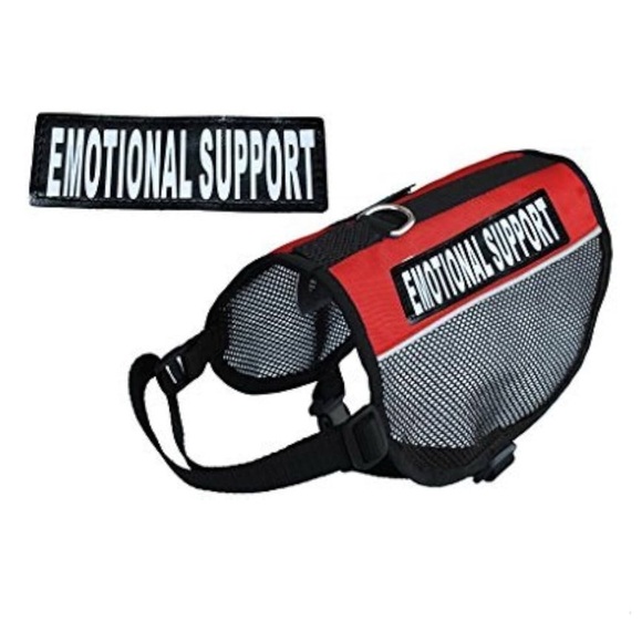 Red Emotional Support Dog Vest - Picture 1 of 4